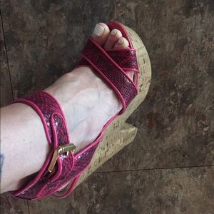 Baby phat wedge/heel PINK